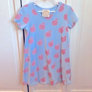 TBBC shirtsleeve Polly Play Dress- apple berry orchid